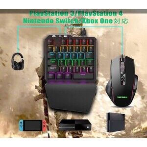 Delta essentials FO203 Blue Switch Mechanical Gaming Keyboard and Mouse Combo